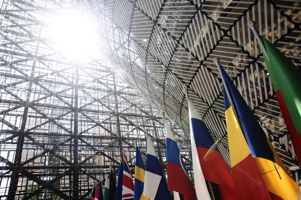 Cumbre de líderes de la Unión Europea, Bruselas — Foto de Stock