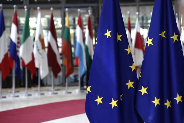 Summit of European Union leaders, Brussels — Stock Photo, Image