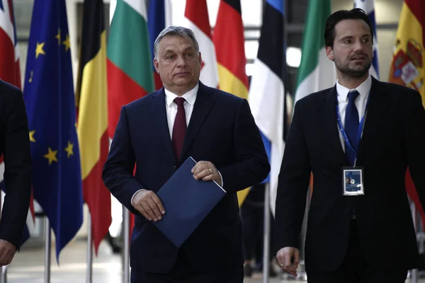 Cumbre de líderes de la Unión Europea, Bruselas —  Fotos de Stock