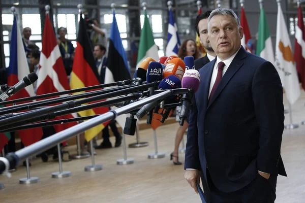 Top van de leiders van de Europese Unie, Brussel — Stockfoto