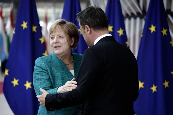 Cimeira dos dirigentes da União Europeia, Bruxelas — Fotografia de Stock