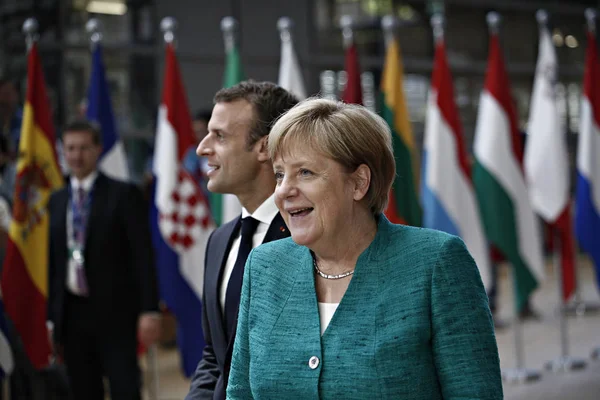 Gipfel der europäischen Gewerkschaftsführer, Brüssel — Stockfoto