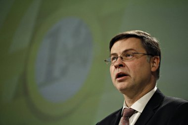 Avrupa Birliği Başkan Yardımcısı Valdis Dombrovskis'ten basın açıklaması 