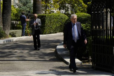 Denizcilik ve İnsular Politikası Bakanı Fotis Kouvelis, 29 Ağustos 2018 tarihinde Yunanistan'ın Başkenti Atina'daki Cumhurbaşkanlığı Sarayı'nda yeni atanan hükümet üyelerinin yemin törenine katılmak üzere geldi.