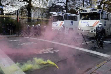 Brüksel'de Sarı Yelekler Protestosu