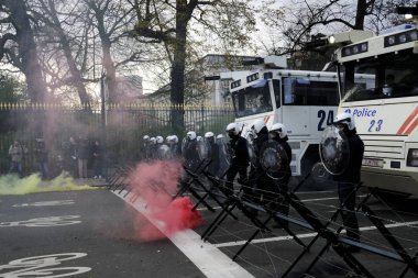 Brüksel'de Sarı Yelekler Protestosu