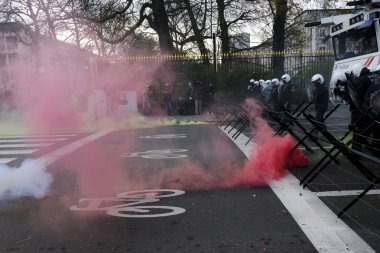 Brüksel'de Sarı Yelekler Protestosu