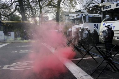 Brüksel'de Sarı Yelekler Protestosu