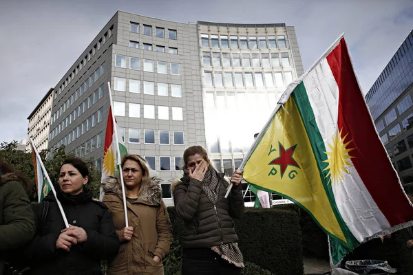 BÉLGICA - SÍRIA - TURQUIA - CONFLITO - MOEDAS - DEMO — Fotografia de Stock