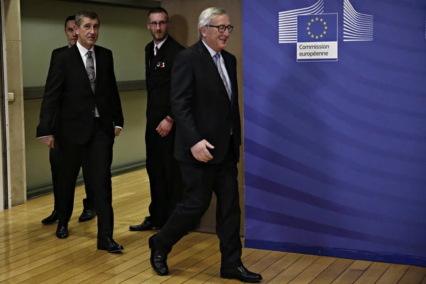Belgia-UE-Czech-polityka — Zdjęcie stockowe