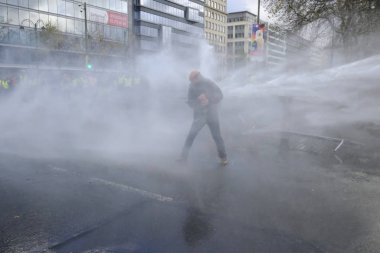 Brüksel'de Sarı Yelekler Protestosu