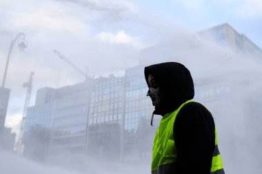 Brüksel'de Sarı Yelekler Protestosu