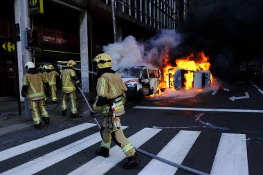 Brüksel'de Sarı Yelekler Protestosu
