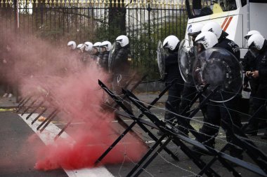 Brüksel'de Sarı Yelekler Protestosu