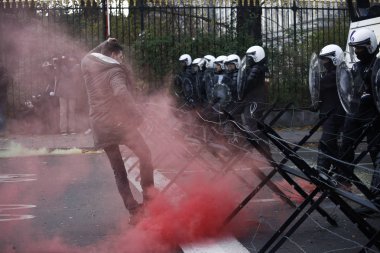 Brüksel'de Sarı Yelekler Protestosu