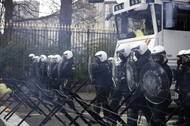 Brüksel'de Sarı Yelekler Protestosu