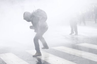 Brüksel'de Sarı Yelekler Protestosu
