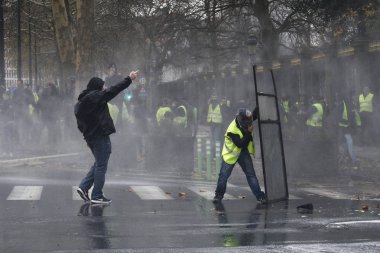 Brüksel'de Sarı Yelekler Protestosu