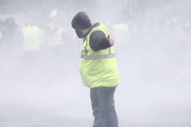 Brüksel'de Sarı Yelekler Protestosu