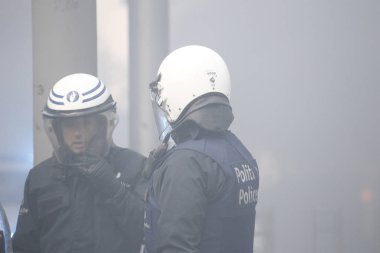 Brüksel'de Sarı Yelekler Protestosu