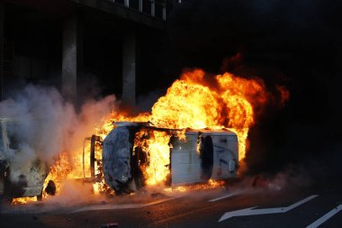 Brüksel'de Sarı Yelekler Protestosu