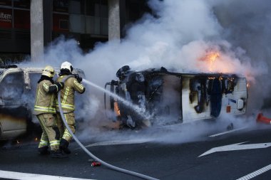 Brüksel'de Sarı Yelekler Protestosu