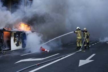 Brüksel'de Sarı Yelekler Protestosu