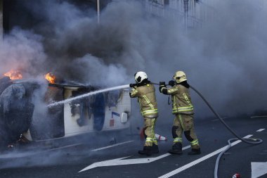 Brüksel'de Sarı Yelekler Protestosu