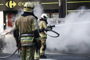 Brüksel'de Sarı Yelekler Protestosu