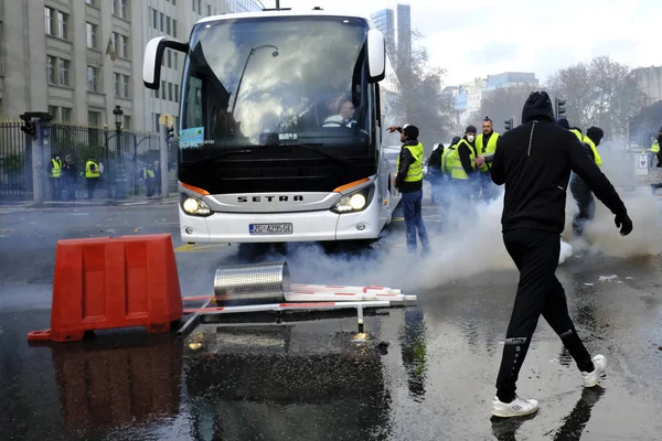 Brüksel'de Sarı Yelekler Protestosu