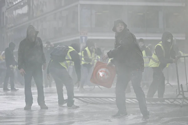 Yellow Vests Protest in Brussels — Stock Photo, Image