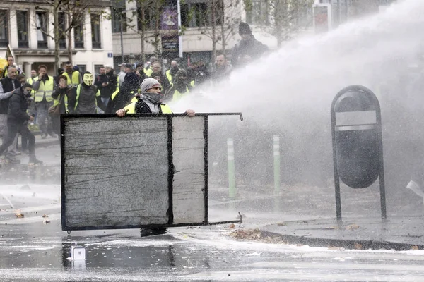 Brüksel'de Sarı Yelekler Protestosu