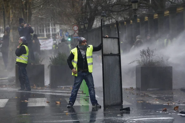 Brüksel'de Sarı Yelekler Protestosu
