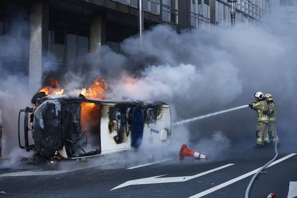 Brüksel'de Sarı Yelekler Protestosu