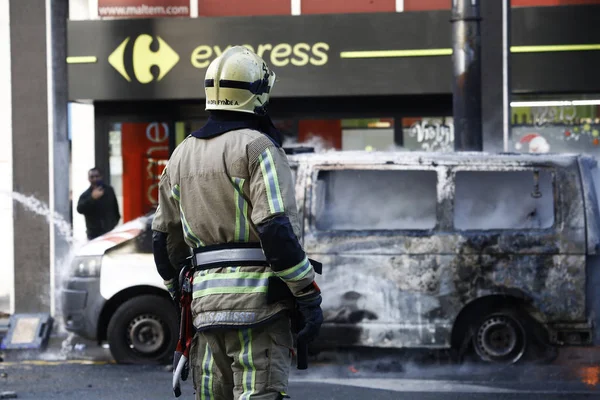 Brüksel'de Sarı Yelekler Protestosu
