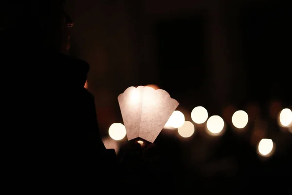 Santa Missa de vigília pascal, Bruxelas — Fotografia de Stock