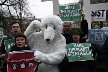 Belçika - Trump - Protesto - Siyaset - Gösteri