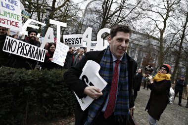 Belçika - Trump - Protesto - Siyaset - Gösteri