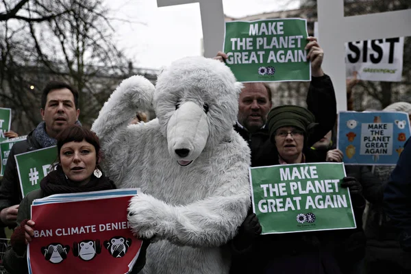 Belçika - Trump - Protesto - Siyaset - Gösteri