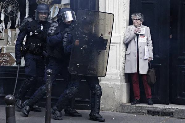 FRANCIA - TRABAJO - MAYDAY - DEMO — Foto de Stock