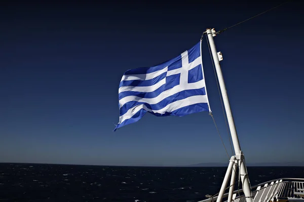 Grecja-podróże-finanse — Zdjęcie stockowe