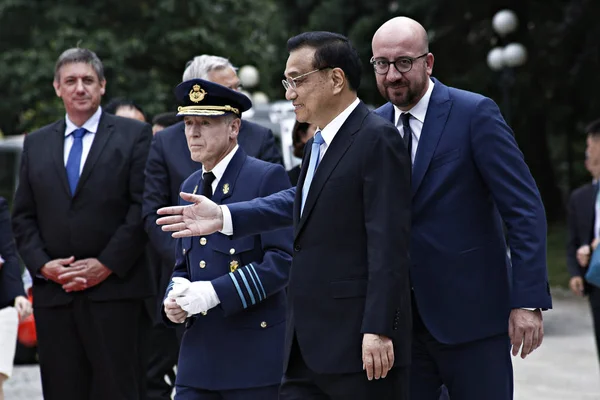 Бельгія-Китай-ЄС-дипломатія-клімат — стокове фото
