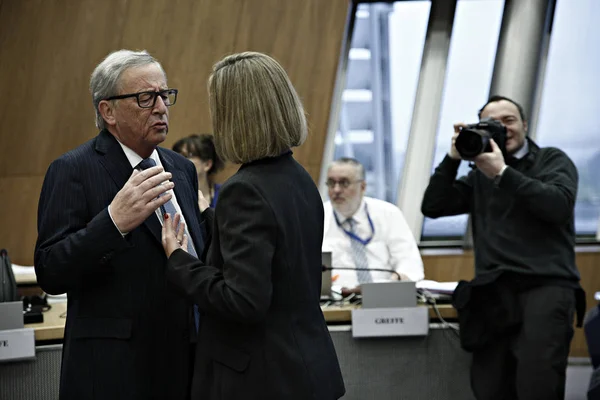 BÉLGICA - EU - BRITAIN - BREXIT - POLÍTICAS - COMISSÃO — Fotografia de Stock