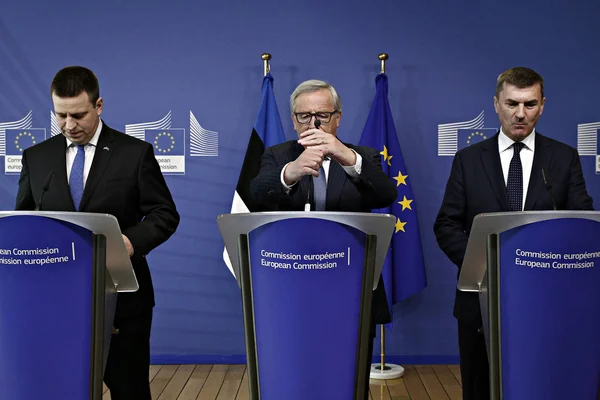 Belgia-UE-Estonia-dyplomacja-polityka — Zdjęcie stockowe