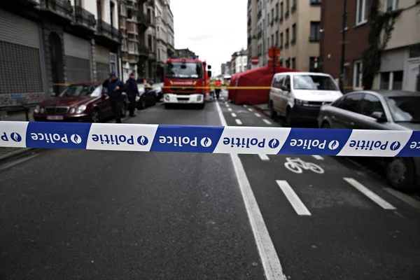 België-politie-poeder-terreur — Stockfoto