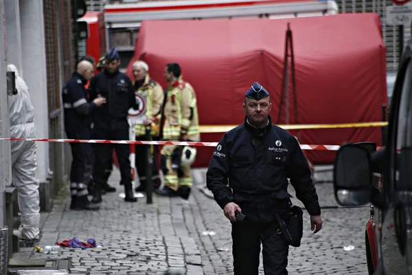 Belgien - Polizei - Puder - Terror — Stockfoto