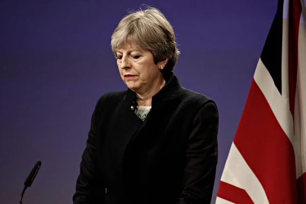 Belgien - Großbritannien - Diplomatie - EU -Politik - Brexit — Stockfoto