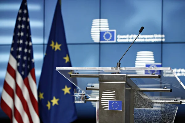 Belgie-USA-EU-diplomacie — Stock fotografie