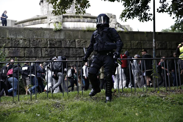 GERMANY - G20 - SUMMIT - DEMO - POLITICS - PROTEST — Stock Photo, Image