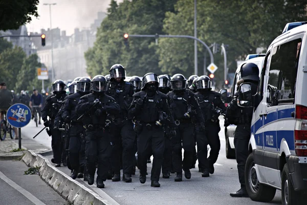 Niemcy-G20-szczyt-demo-polityka-protest — Zdjęcie stockowe